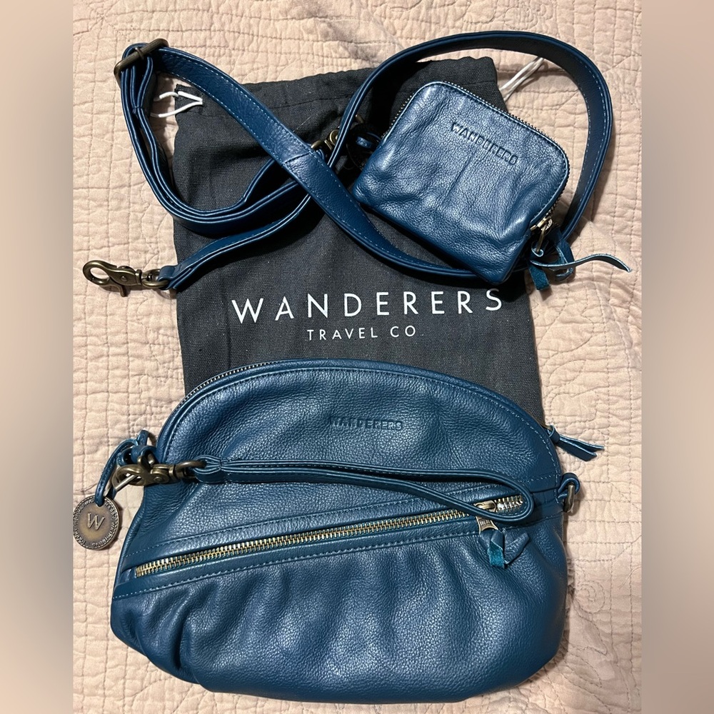 Blue Women's Bag Set